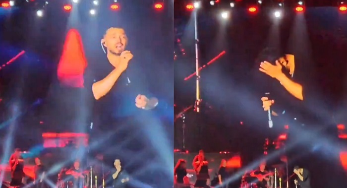 Diyarbakır’daki Konserinde Murat Boz’a Yabancı Cisim Fırlatıldı