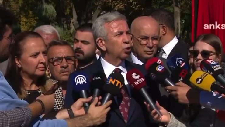 Mansur Yavaş’tan Çözüm Süreci Açıklaması