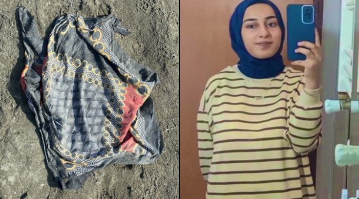 Van Gölü kıyısında Rojin Kabaiş’e ait eşarp bulundu.