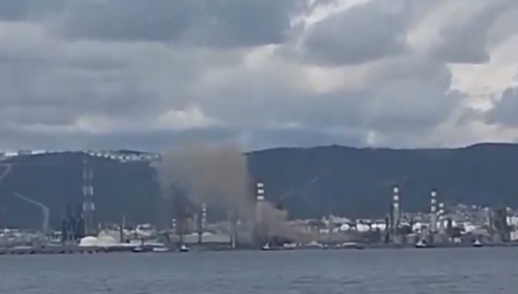 Tüpraş’ın İzmit Rafinerisi’ndeki yangın