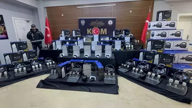 Eyüpsultan’da Kaçak Oyun Konsol Operasyonu