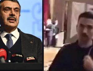 Milli Eğitim Bakanı Yusuf Tekin’e protesto! Korumaları apar topar müdahale etti