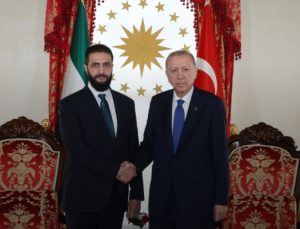 Sürpriz zirve! Şara İstanbul’a geldi Erdoğan’la görüştü