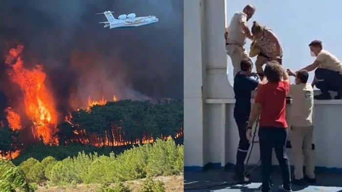 Çanakkale’de alevlerle mücadele sürüyor